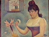 Courtauld 09 Georges Seurat - Young Woman Powdering Herself